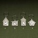 birdhouse keyring  (pick your style)