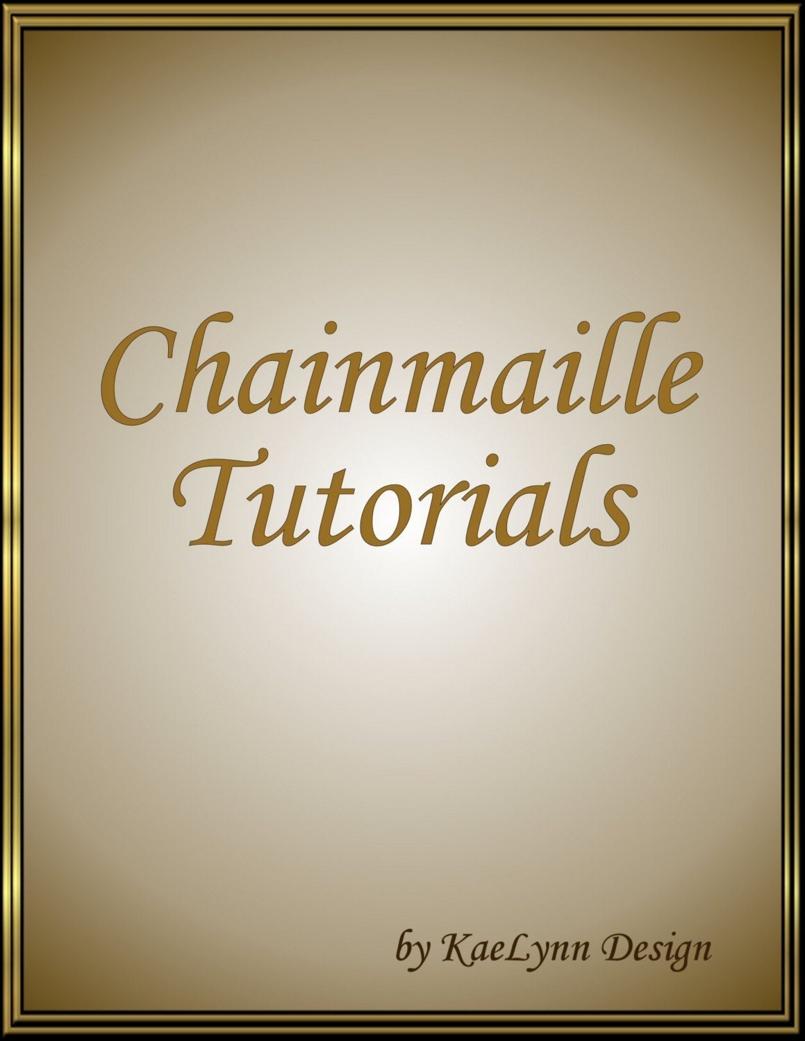 Set of 5 Chainmaille Tutorials