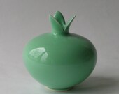 Ceramic Mini Sprout Vase in Vintage Green Modern Minimalist Home Decor