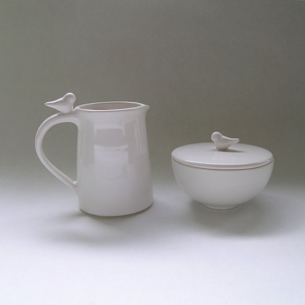 Bird Sugar and Creamer Set