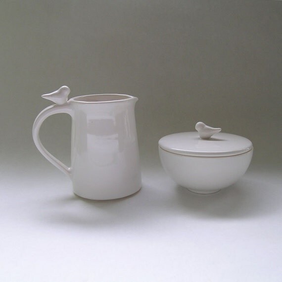 Bird Sugar and Creamer Set