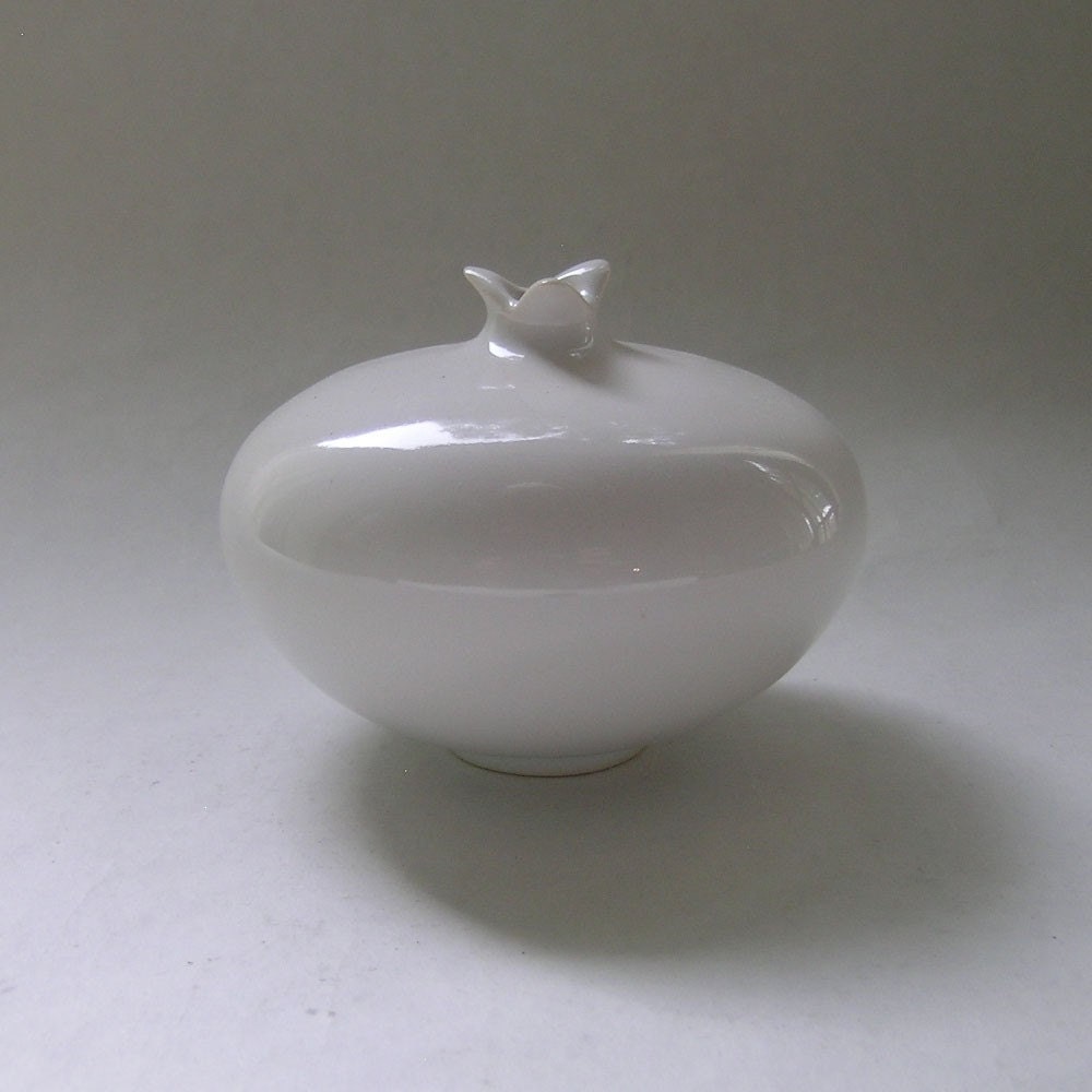 Pomegranate Ceramic Modern Minimalist Vessel