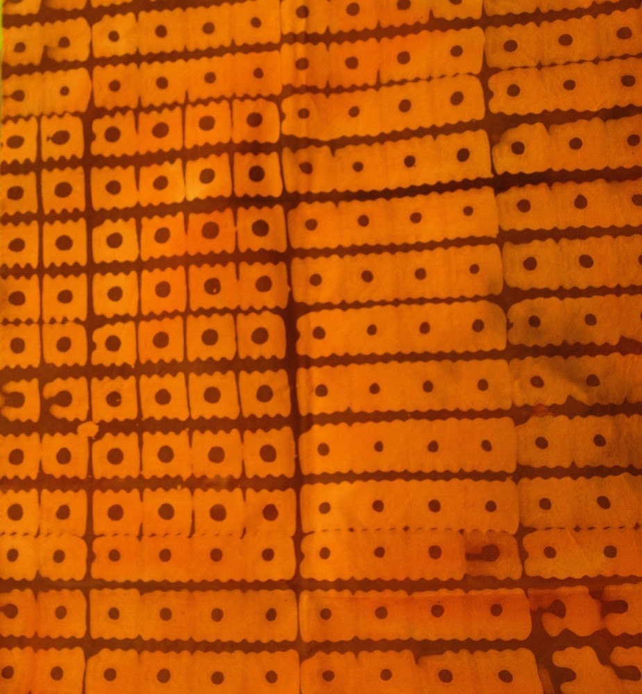 Hand Dyed E block Fabric