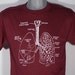 Lungs Anatomy Illustration Tshirt SIZES -S,M,L,XL