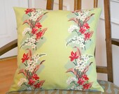 Vintage Florals Cotton Pillow Cover FREE Shipping