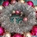 Special Pinks Aqua Vintage Ornaments Wreath Shiny Brite Fabulous BIG