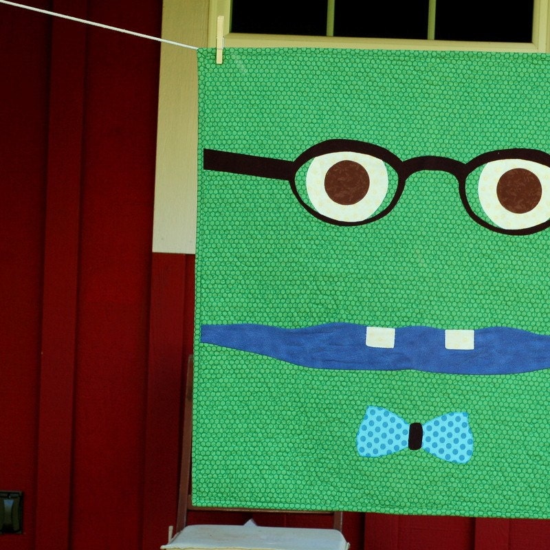 Crankypants Monster Quilt- Buddy Holly