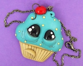 Sad Cupcake Necklace