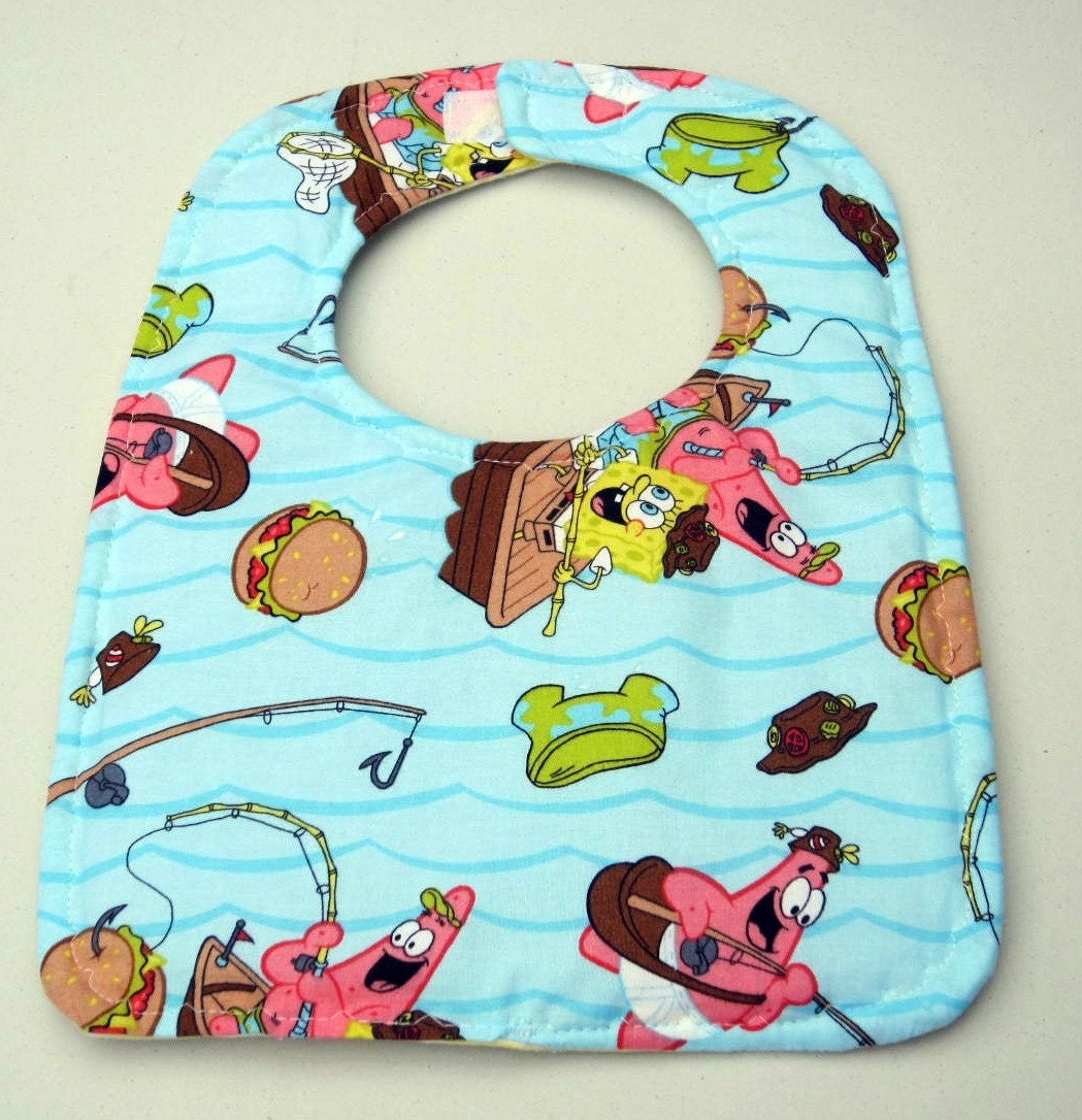 Baby Bib  -Sponge Bob Square Pants