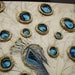 ORIGINAL Abstract White Peacock Painting Huge Contemporary Sculpture on canvas by Susanna 48x36