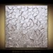 ORIGINAL Abstract Art- Silver Impasto Textured metallic modern Palette Knife painting MIX & MATCH by Susanna