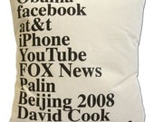 GOOGLE PILLOW 2008