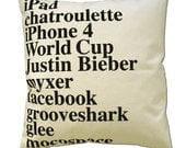 GOOGLE PILLOW 2010