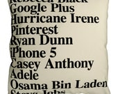 GOOGLE PILLOW 2011