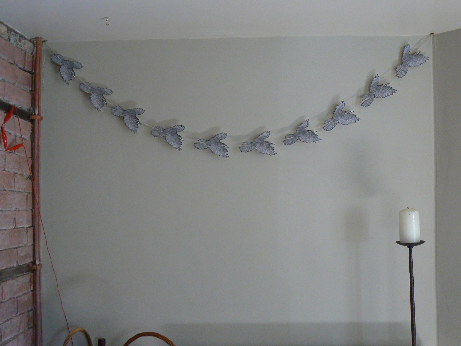 A Murder of Crows - DIY Crow Garland for Samhain / Halloween