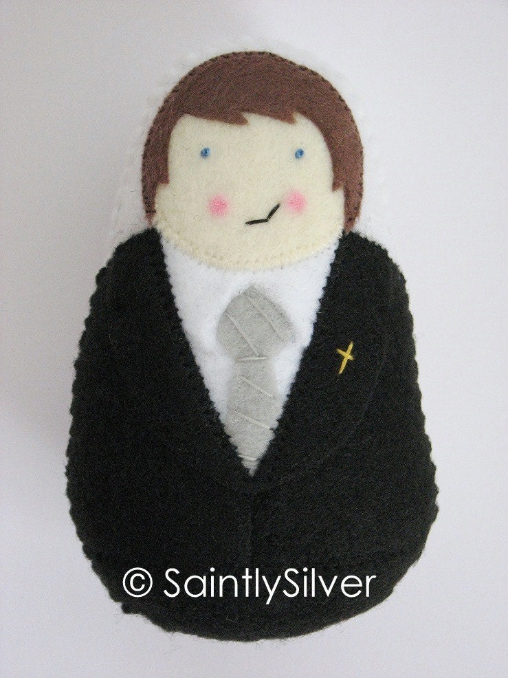Boy First Communion Felt Softie U Pick Colors