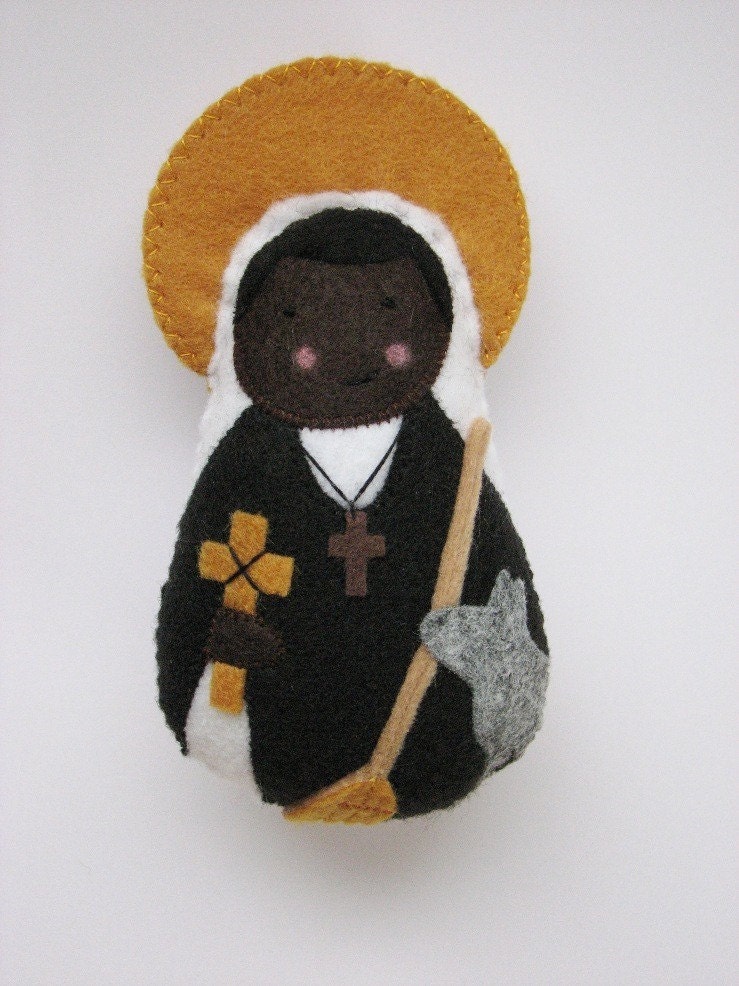 Saint Martin de Porres....Felt Softie