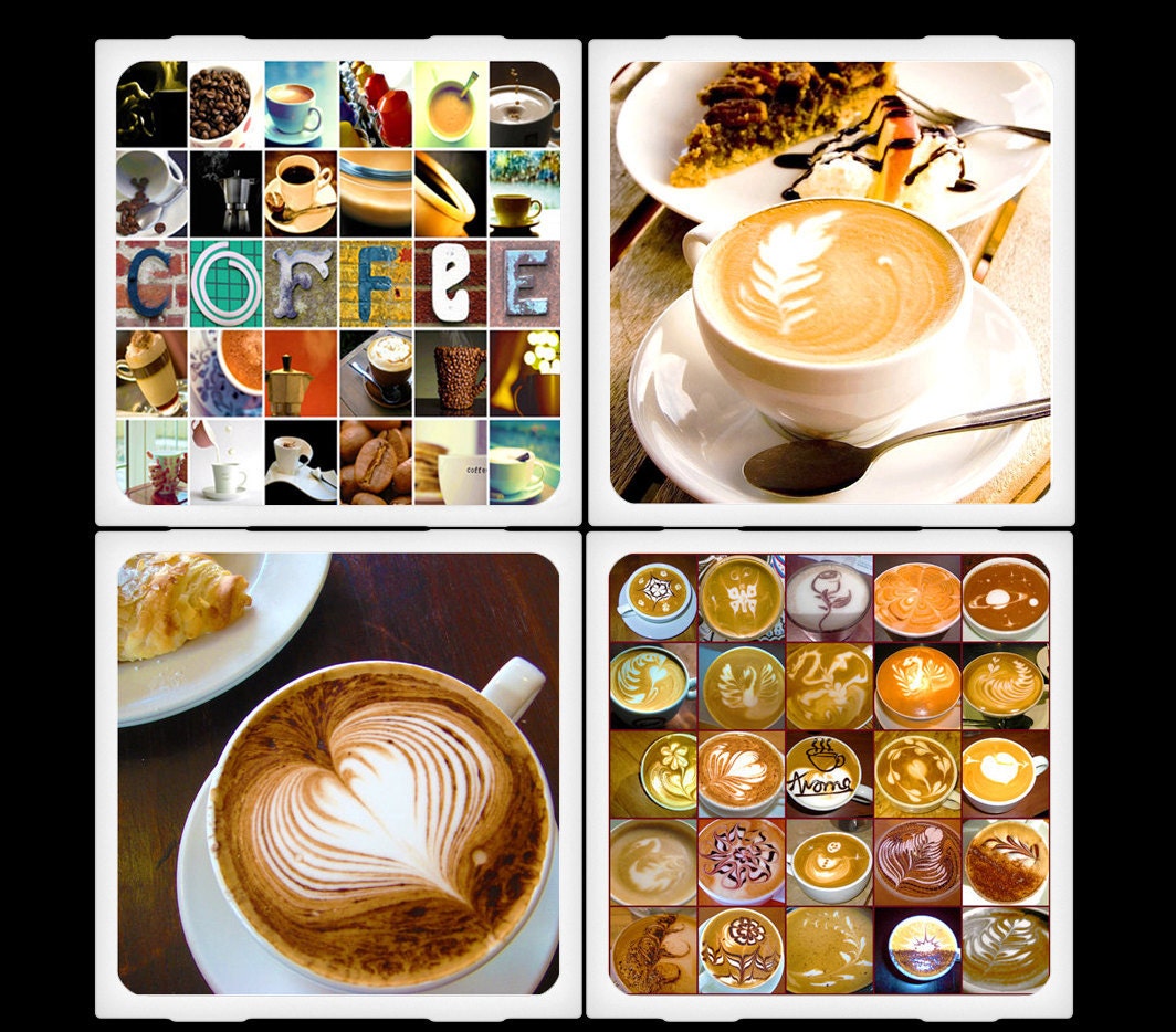 Coffee - Ceramic Coaster Set