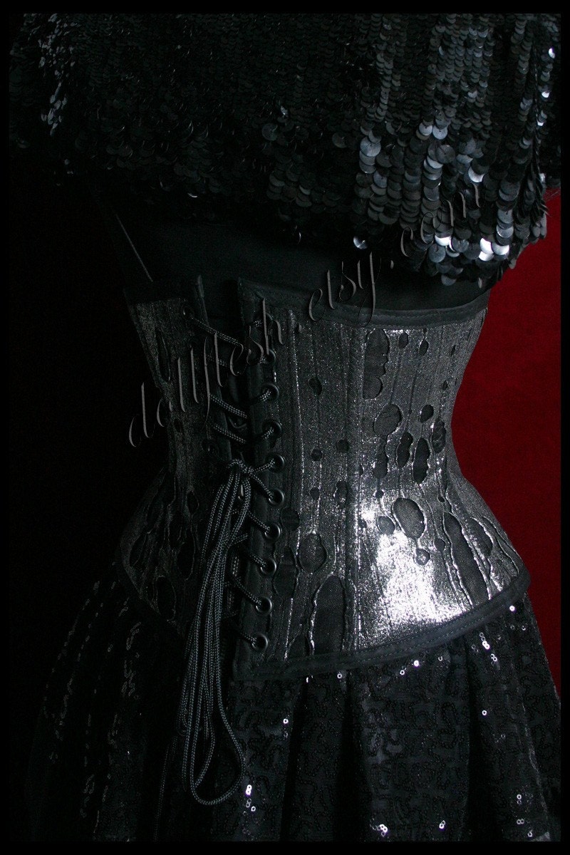 LAST ONE Zombie Apocalypse Corset by Louise Black Custom made to your measurements