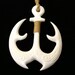 47 - Double Fish Hook Anchor Carving