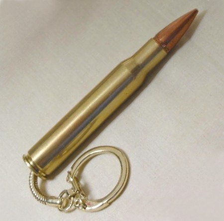Bullet Keychain Brass 30-06 - Gift for Hunter