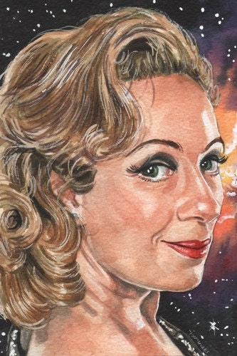 Doctor Who River Song 4 x 6 Reproduction Art Print