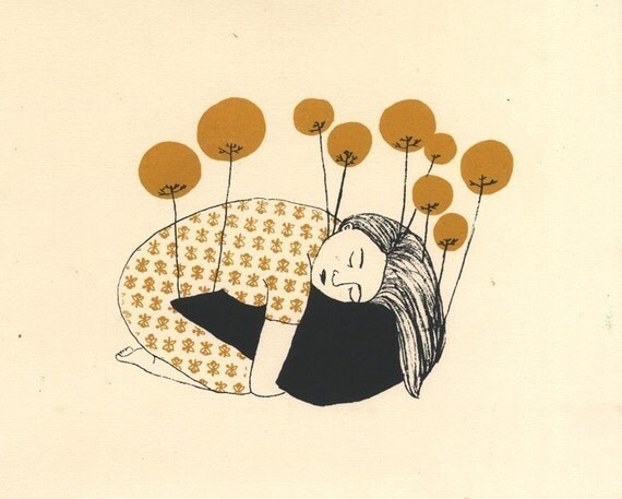 pincushion silkscreen print
