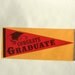vintage graduation pennant