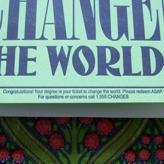 change the world ticket