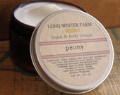 Peony Skin Cream with Organic Aloe Juice hand body Lotion
