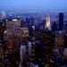 City Lights - New York City View - Chrysler Building - 8x10 Metallic Photo