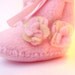 Oh So Sweet- Light Pink Ugg Baby Boots made of Fleece with Faux Sheepskin