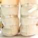 12-18-24 months old Cafe Latte Toddler Boots Ugg Style Fleece Toddler Booties with Faux Sheepskin Fur Toddler Girl Shoes