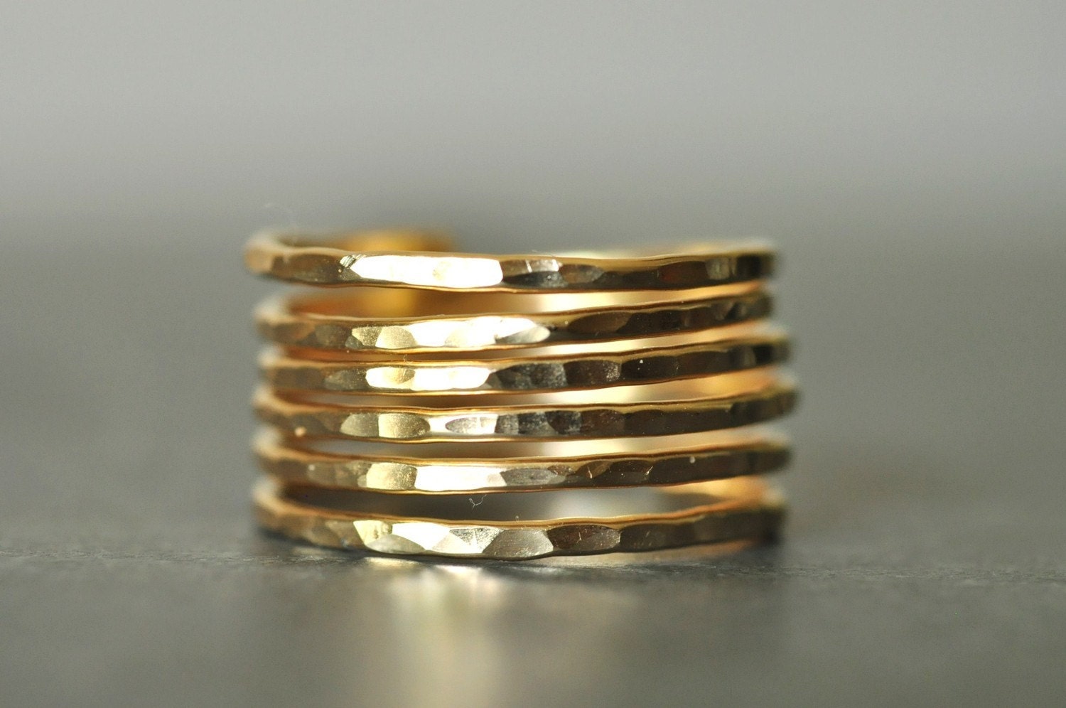 THICK BAND SIMPLICITY(closed band) 14K gold filled wire ring adjustable