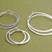 SMALL 14K gold filled hoop earrings