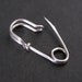 mini SAFETY PIN brooch in sterling silver -- the cutest and smallest safety pin ever
