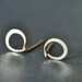 Tiny Teeny Circle stud earrings in 14K gold filled