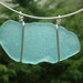 The Big Blue Sea - Genuine Sea Glass Choker
