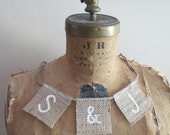 Super Cute Mini Wedding Burlap Banner