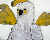 Cockatoo Papageno Articulated Paper Doll Constructed / Hinged Beasts Series
