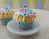 Confetti Cupcake Charm