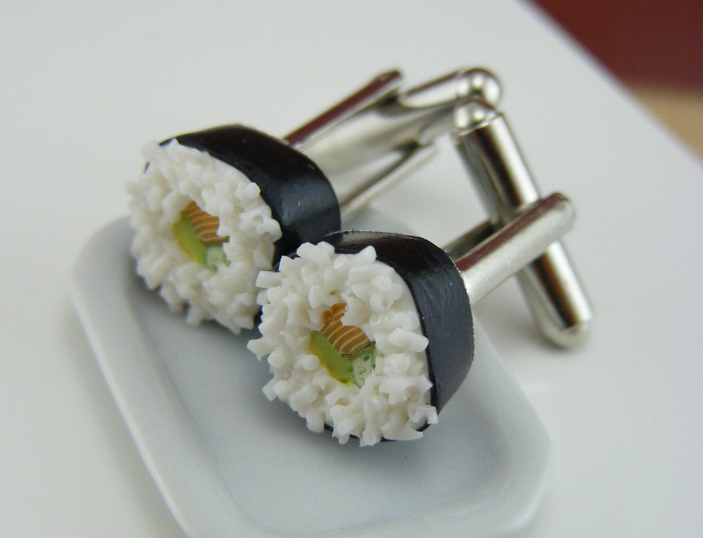 Maki Sushi Cuff Links
