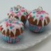 Vintage Cupcake Charm