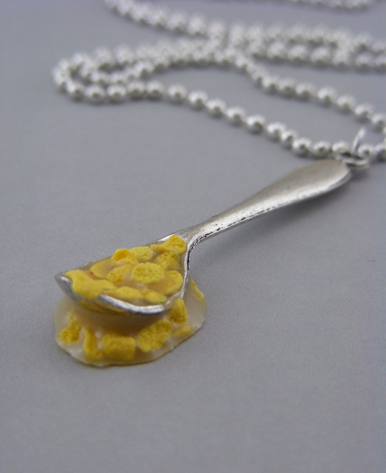 Spoonful of Cornflakes Necklace