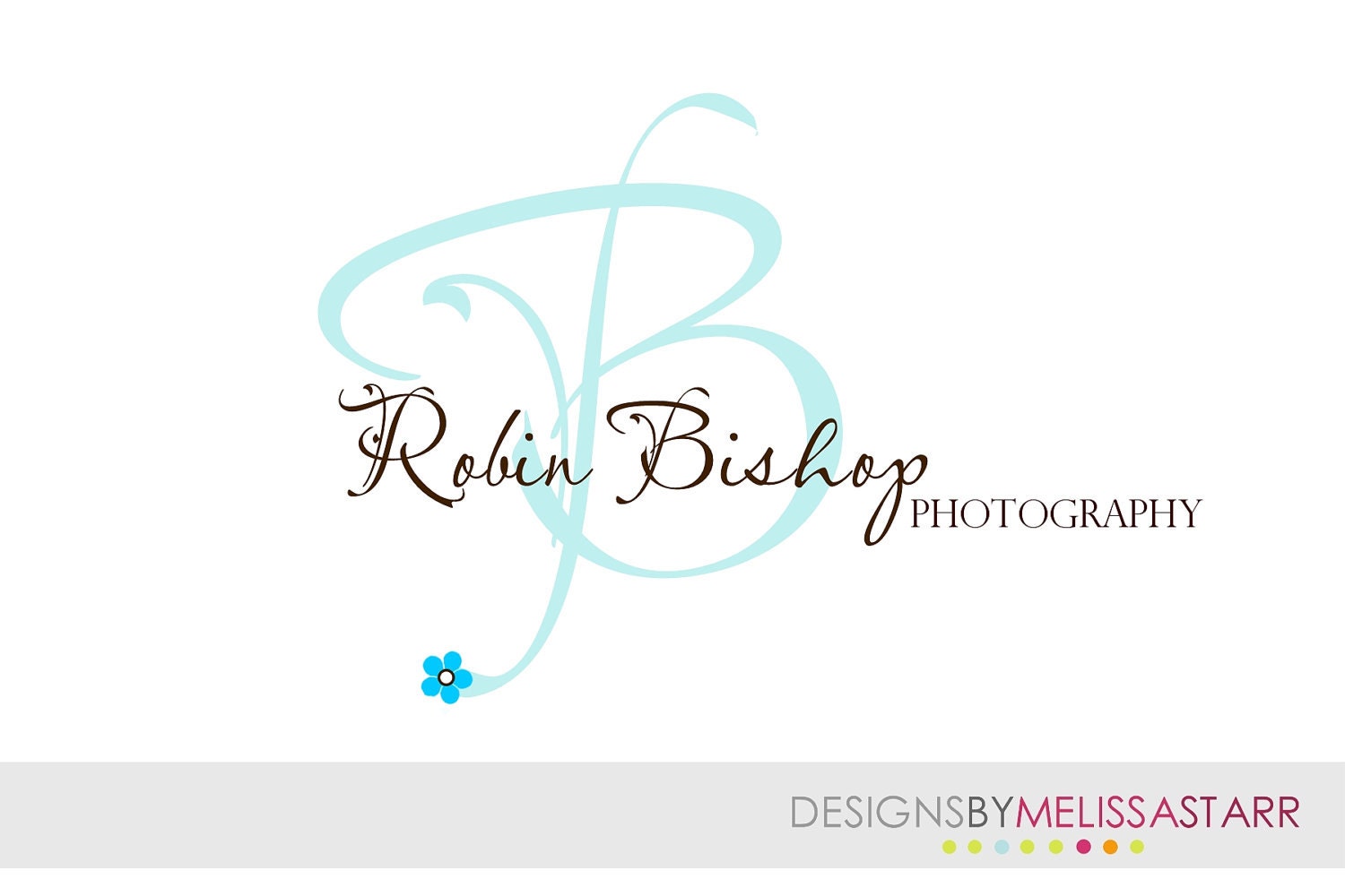 Professional Premade Custom Business Initial Logo Watermark Design