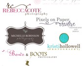 RUSH ORDER Custom Business Logo and Photography Watermark