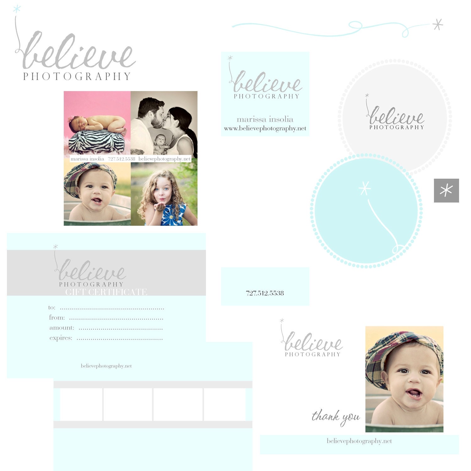 Complete Branding Package Custom Logo Design Watermark Business Cards Letterhead Photo Templates