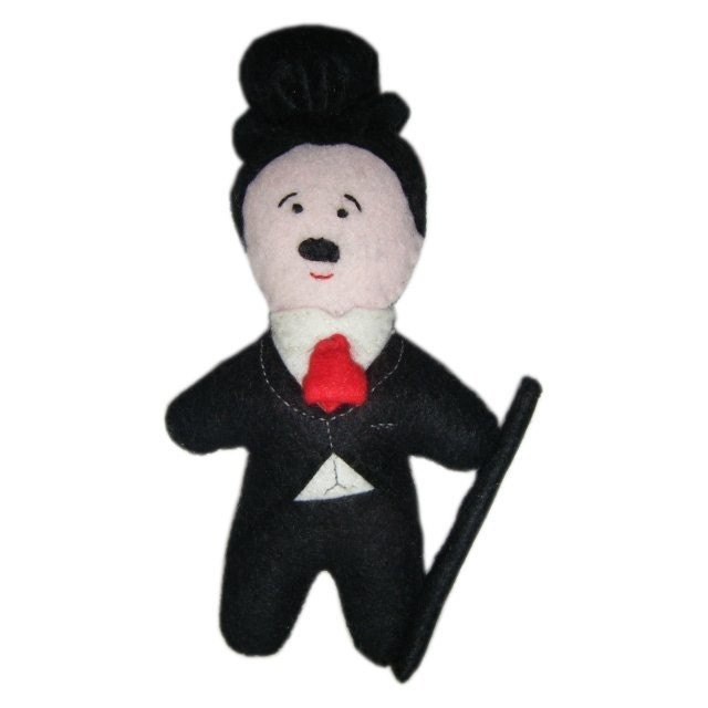 Felt Doll, Charlie Chaplin - Made to Order