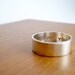 Custom Secret Promise Ring -- Personalized size and sentiment in sterling silver - Block lettering