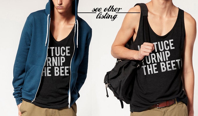 NEON lettuce turnip the beet - unisex sizes - pink tank top